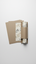 Personalized Calligraphy Paper Set with Name Monogram
