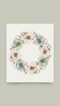 Watercolor Floral Coloring Page